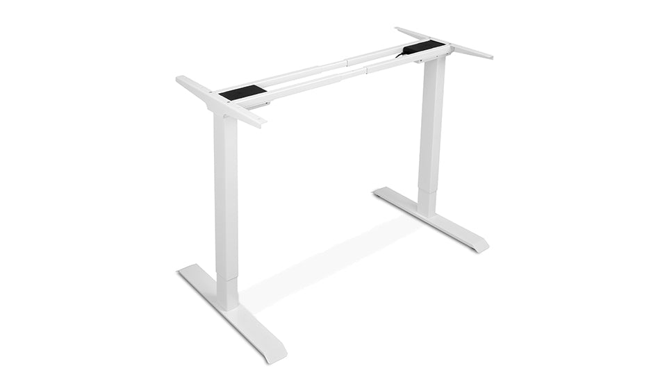 structure en acier pour bureau assis debout KQUEO blanc