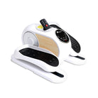 pédalier de bureau ELIPTIC KQUEO coloris blanc et bois