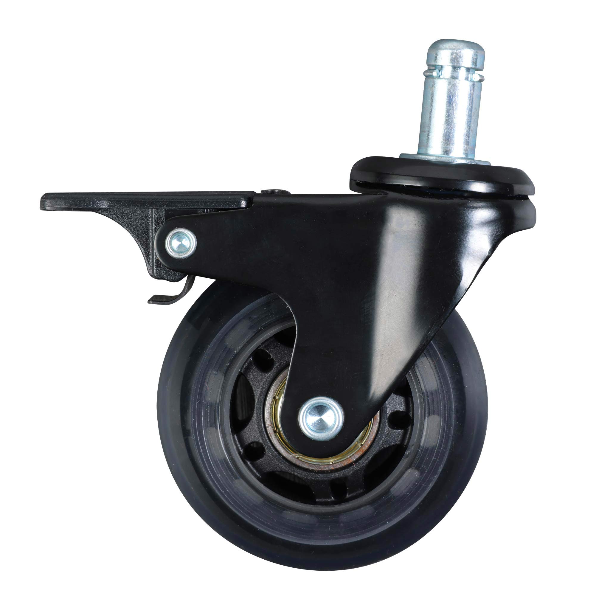 roue roller noire chaises ergonomiques KQUEO