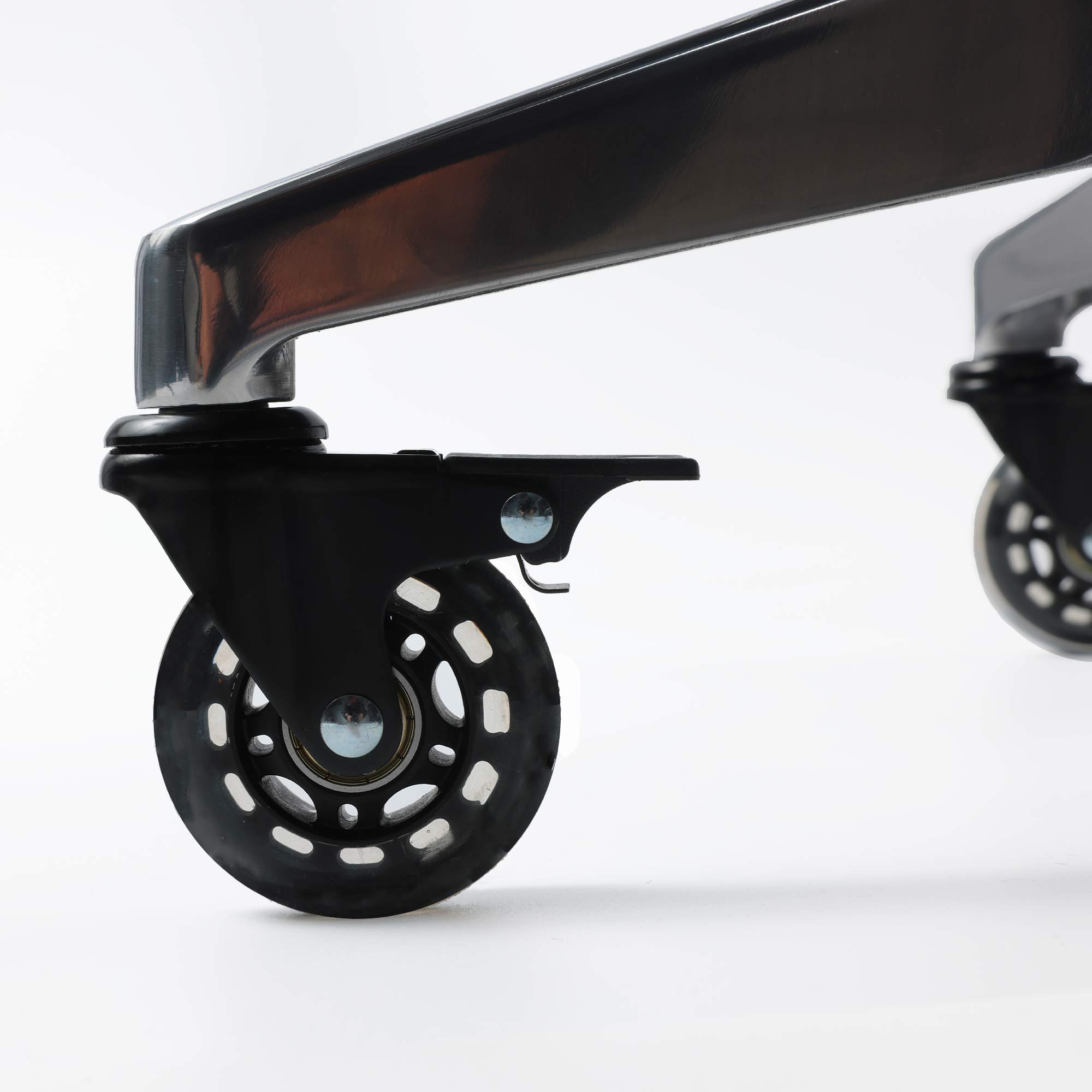 roue roller noire chaises ergonomiques KQUEO