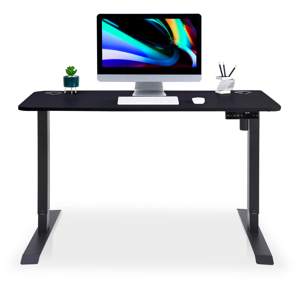 bureau assis debout LIFT 140x80cm noir