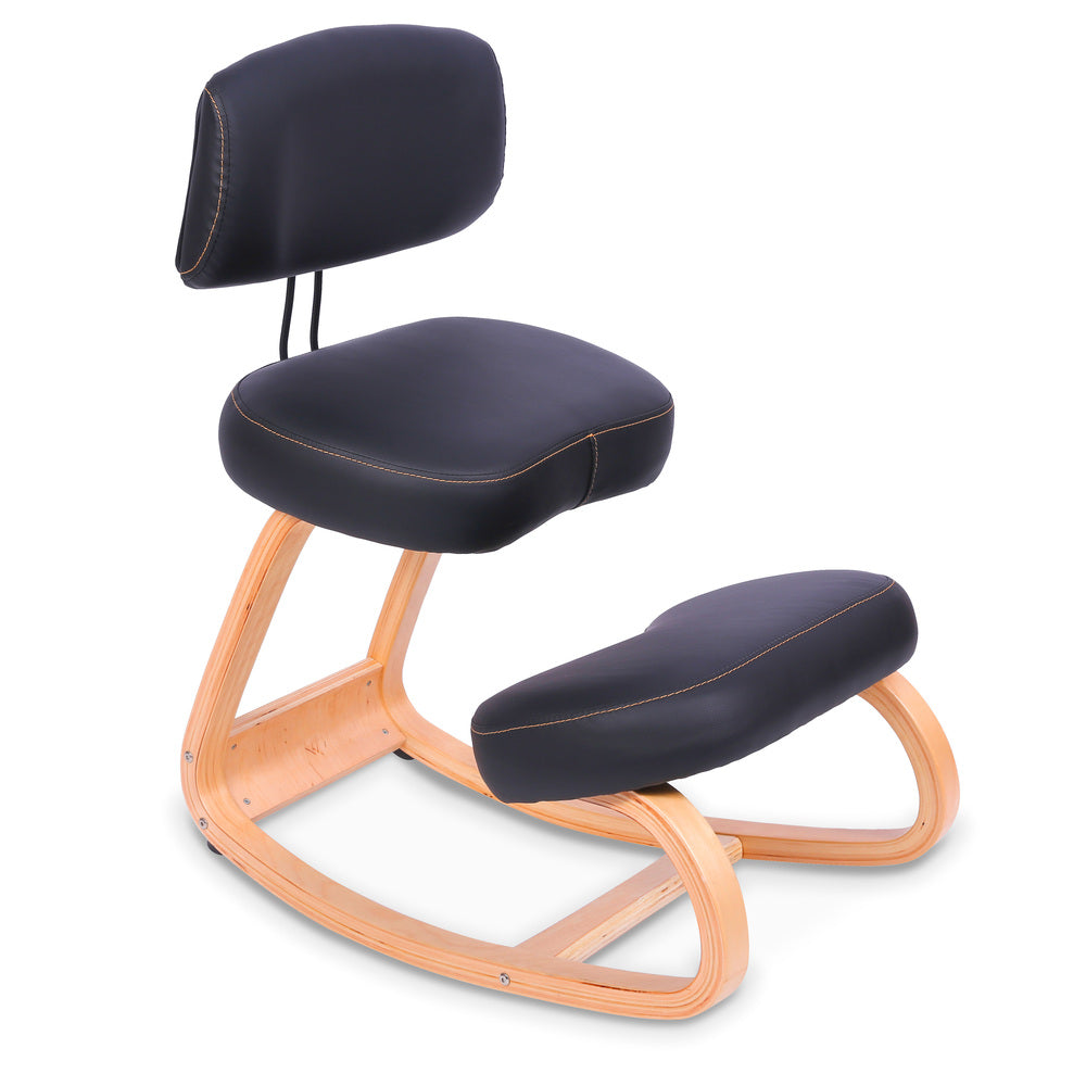Merchandiser Hoopvol optocht Chaise assis genoux ergonomique design en bois - MOOVE KQUEO